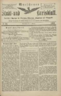 Wreschener Stadt und Kreisblatt: amtlicher Anzeiger für Wreschen, Miloslaw, Strzalkowo und Umgegend 1903.02.21 Nr24