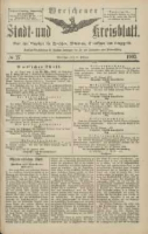 Wreschener Stadt und Kreisblatt: amtlicher Anzeiger f&uuml;r Wreschen, Miloslaw, Strzalkowo und Umgegend 1903.02.28 Nr27