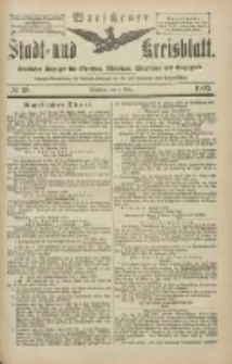 Wreschener Stadt und Kreisblatt: amtlicher Anzeiger für Wreschen, Miloslaw, Strzalkowo und Umgegend 1903.03.03 Nr28