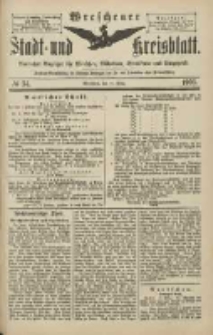 Wreschener Stadt und Kreisblatt: amtlicher Anzeiger f&uuml;r Wreschen, Miloslaw, Strzalkowo und Umgegend 1903.03.17 Nr34