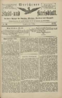 Wreschener Stadt und Kreisblatt: amtlicher Anzeiger f&uuml;r Wreschen, Miloslaw, Strzalkowo und Umgegend 1903.03.21 Nr36