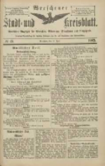 Wreschener Stadt und Kreisblatt: amtlicher Anzeiger f&uuml;r Wreschen, Miloslaw, Strzalkowo und Umgegend 1903.04.11 Nr45
