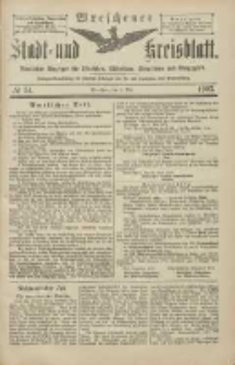 Wreschener Stadt und Kreisblatt: amtlicher Anzeiger f&uuml;r Wreschen, Miloslaw, Strzalkowo und Umgegend 1903.05.05 Nr54