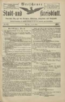 Wreschener Stadt und Kreisblatt: amtlicher Anzeiger f&uuml;r Wreschen, Miloslaw, Strzalkowo und Umgegend 1903.05.30 Nr65