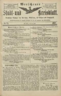 Wreschener Stadt und Kreisblatt: amtlicher Anzeiger f&uuml;r Wreschen, Miloslaw, Strzalkowo und Umgegend 1903.06.18 Nr72