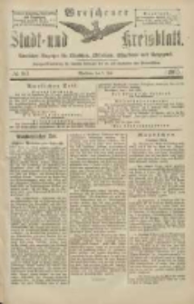 Wreschener Stadt und Kreisblatt: amtlicher Anzeiger für Wreschen, Miloslaw, Strzalkowo und Umgegend 1903.07.07 Nr80