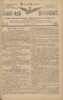 Wreschener Stadt und Kreisblatt: amtlicher Anzeiger f&uuml;r Wreschen, Miloslaw, Strzalkowo und Umgegend 1903.07.14 Nr83