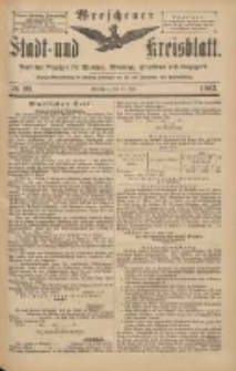 Wreschener Stadt und Kreisblatt: amtlicher Anzeiger für Wreschen, Miloslaw, Strzalkowo und Umgegend 1903.07.30 Nr90