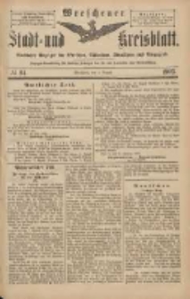 Wreschener Stadt und Kreisblatt: amtlicher Anzeiger f&uuml;r Wreschen, Miloslaw, Strzalkowo und Umgegend 1903.08.04 Nr94