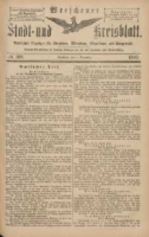 Wreschener Stadt und Kreisblatt: amtlicher Anzeiger f&uuml;r Wreschen, Miloslaw, Strzalkowo und Umgegend 1903.09.05 Nr108