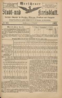 Wreschener Stadt und Kreisblatt: amtlicher Anzeiger f&uuml;r Wreschen, Miloslaw, Strzalkowo und Umgegend 1903.09.17 Nr113