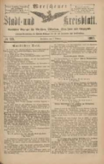 Wreschener Stadt und Kreisblatt: amtlicher Anzeiger f&uuml;r Wreschen, Miloslaw, Strzalkowo und Umgegend 1903.10.01 Nr119