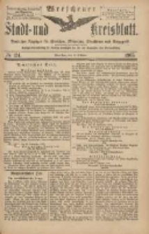 Wreschener Stadt und Kreisblatt: amtlicher Anzeiger f&uuml;r Wreschen, Miloslaw, Strzalkowo und Umgegend 1903.10.13 Nr124