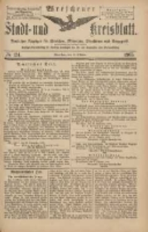 Wreschener Stadt und Kreisblatt: amtlicher Anzeiger für Wreschen, Miloslaw, Strzalkowo und Umgegend 1903.10.13 Nr124