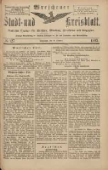 Wreschener Stadt und Kreisblatt: amtlicher Anzeiger f&uuml;r Wreschen, Miloslaw, Strzalkowo und Umgegend 1903.10.20 Nr127