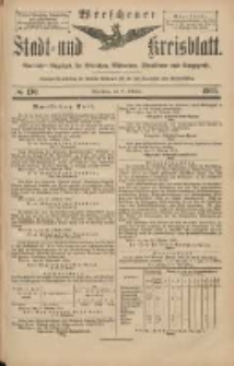 Wreschener Stadt und Kreisblatt: amtlicher Anzeiger f&uuml;r Wreschen, Miloslaw, Strzalkowo und Umgegend 1903.10.27 Nr130