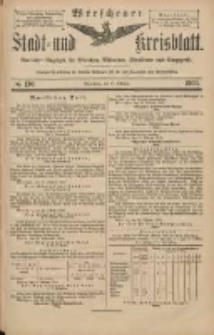 Wreschener Stadt und Kreisblatt: amtlicher Anzeiger für Wreschen, Miloslaw, Strzalkowo und Umgegend 1903.10.27 Nr130