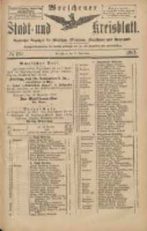 Wreschener Stadt und Kreisblatt: amtlicher Anzeiger für Wreschen, Miloslaw, Strzalkowo und Umgegend 1903.11.17 Nr139