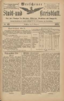 Wreschener Stadt und Kreisblatt: amtlicher Anzeiger f&uuml;r Wreschen, Miloslaw, Strzalkowo und Umgegend 1903.11.28 Nr143