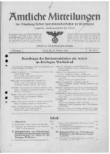 Amtliche Mitteilungen der Abteilung Arbeit beim Reichsstatthalter im Warthegau. 1941 Jg.2 nr17-18