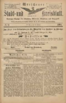 Wreschener Stadt und Kreisblatt: amtlicher Anzeiger für Wreschen, Miloslaw, Strzalkowo und Umgegend 1904.01.26 Nr10
