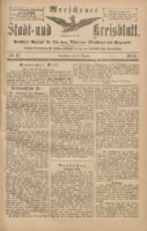 Wreschener Stadt und Kreisblatt: amtlicher Anzeiger für Wreschen, Miloslaw, Strzalkowo und Umgegend 1904.01.28 Nr11