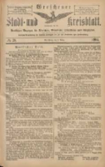 Wreschener Stadt und Kreisblatt: amtlicher Anzeiger für Wreschen, Miloslaw, Strzalkowo und Umgegend 1904.03.08 Nr28