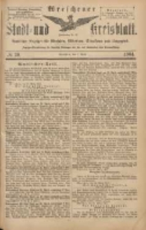 Wreschener Stadt und Kreisblatt: amtlicher Anzeiger für Wreschen, Miloslaw, Strzalkowo und Umgegend 1904.04.02 Nr39