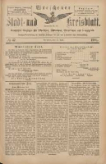 Wreschener Stadt und Kreisblatt: amtlicher Anzeiger für Wreschen, Miloslaw, Strzalkowo und Umgegend 1904.04.23 Nr47