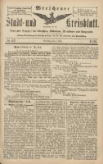 Wreschener Stadt und Kreisblatt: amtlicher Anzeiger für Wreschen, Miloslaw, Strzalkowo und Umgegend 1904.05.07 Nr53