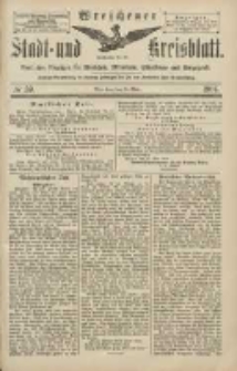 Wreschener Stadt und Kreisblatt: amtlicher Anzeiger für Wreschen, Miloslaw, Strzalkowo und Umgegend 1904.05.21 Nr59