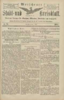 Wreschener Stadt und Kreisblatt: amtlicher Anzeiger für Wreschen, Miloslaw, Strzalkowo und Umgegend 1904.07.07 Nr78