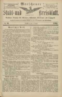 Wreschener Stadt und Kreisblatt: amtlicher Anzeiger für Wreschen, Miloslaw, Strzalkowo und Umgegend 1904.08.18 Nr96