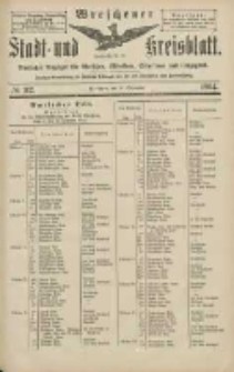 Wreschener Stadt und Kreisblatt: amtlicher Anzeiger für Wreschen, Miloslaw, Strzalkowo und Umgegend 1904.09.24 Nr112