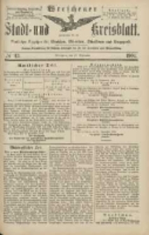 Wreschener Stadt und Kreisblatt: amtlicher Anzeiger für Wreschen, Miloslaw, Strzalkowo und Umgegend 1904.09.27 Nr113
