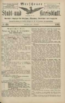 Wreschener Stadt und Kreisblatt: amtlicher Anzeiger für Wreschen, Miloslaw, Strzalkowo und Umgegend 1904.11.03 Nr129