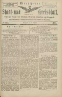 Wreschener Stadt und Kreisblatt: amtlicher Anzeiger für Wreschen, Miloslaw, Strzalkowo und Umgegend 1904.12.10 Nr144