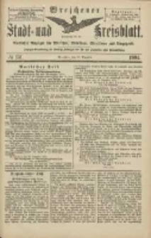 Wreschener Stadt und Kreisblatt: amtlicher Anzeiger für Wreschen, Miloslaw, Strzalkowo und Umgegend 1904.12.29 Nr151