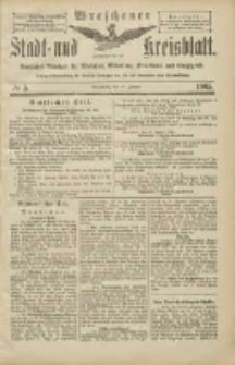 Wreschener Stadt und Kreisblatt: amtlicher Anzeiger für Wreschen, Miloslaw, Strzalkowo und Umgegend 1905.01.12 Nr5
