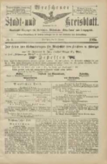 Wreschener Stadt und Kreisblatt: amtlicher Anzeiger für Wreschen, Miloslaw, Strzalkowo und Umgegend 1905.01.21 Nr9