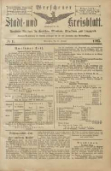 Wreschener Stadt und Kreisblatt: amtlicher Anzeiger f&uuml;r Wreschen, Miloslaw, Strzalkowo und Umgegend 1905.01.26 Nr11
