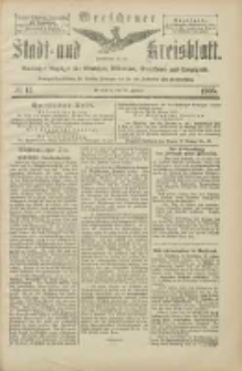 Wreschener Stadt und Kreisblatt: amtlicher Anzeiger f&uuml;r Wreschen, Miloslaw, Strzalkowo und Umgegend 1905.01.28 Nr12