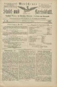 Wreschener Stadt und Kreisblatt: amtlicher Anzeiger für Wreschen, Miloslaw, Strzalkowo und Umgegend 1905.02.18 Nr21