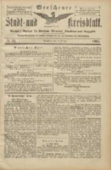 Wreschener Stadt und Kreisblatt: amtlicher Anzeiger für Wreschen, Miloslaw, Strzalkowo und Umgegend 1905.02.21 Nr22