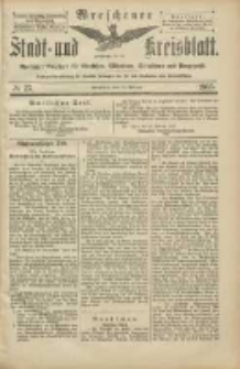 Wreschener Stadt und Kreisblatt: amtlicher Anzeiger für Wreschen, Miloslaw, Strzalkowo und Umgegend 1905.02.23 Nr23