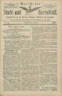 Wreschener Stadt und Kreisblatt: amtlicher Anzeiger für Wreschen, Miloslaw, Strzalkowo und Umgegend 1905.02.25 Nr24