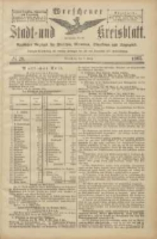 Wreschener Stadt und Kreisblatt: amtlicher Anzeiger für Wreschen, Miloslaw, Strzalkowo und Umgegend 1905.03.07 Nr28