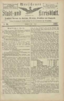 Wreschener Stadt und Kreisblatt: amtlicher Anzeiger f&uuml;r Wreschen, Miloslaw, Strzalkowo und Umgegend 1905.04.01 Nr39