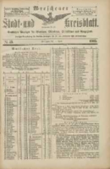 Wreschener Stadt und Kreisblatt: amtlicher Anzeiger für Wreschen, Miloslaw, Strzalkowo und Umgegend 1905.04.11 Nr43