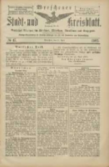 Wreschener Stadt und Kreisblatt: amtlicher Anzeiger für Wreschen, Miloslaw, Strzalkowo und Umgegend 1905.04.20 Nr47